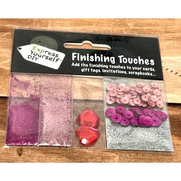Express Yourself DIY PINK Finishing Touches Card Scrapbook Embellishment DIYB003 - Picture 3 of 4